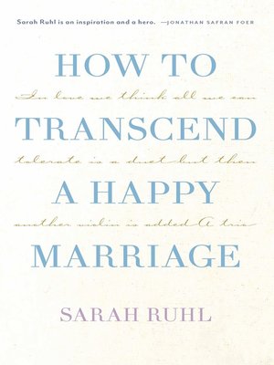 cover image of How to transcend a happy marriage (TCG Edition)